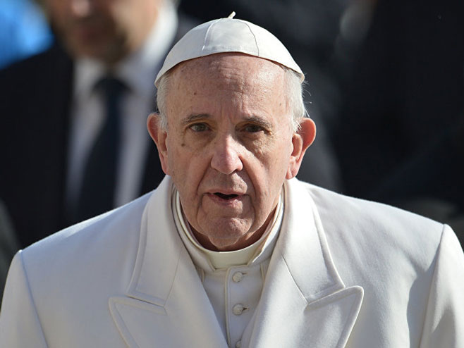 Поглавар Римокатоличке цркве папа Фрања - Фото: AFP