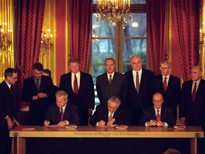 Потписивање Дејтонског споразума - Фото: nezavisne novine