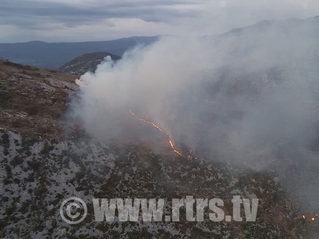 Пожар код Требиња - Фото: РТРС