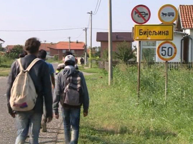 Мигранти у Бијељини (архив) - Фото: РТРС